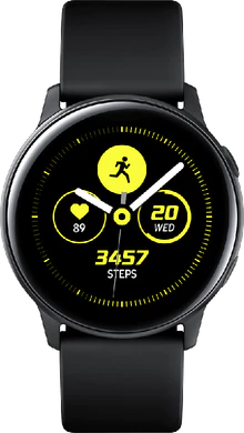 Samsung Galaxy Watch Active zwart voorkant
