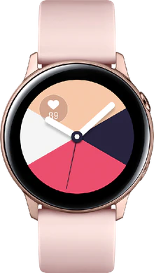 Samsung Galaxy Watch Active pink goud voorkant