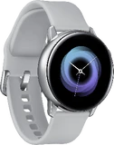 Samsung Galaxy Watch Active zilver voorkant linkerzijkant