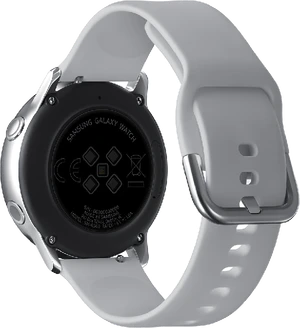 Samsung Galaxy Watch Active zilver achterkant rechterzijkant