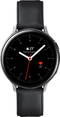 Samsung Galaxy watch active2 44mm sølv leather