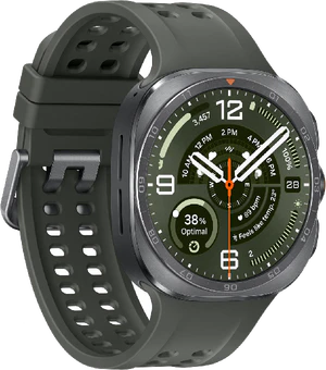 Samsung Galaxy Watch Ultra 2 vert couverture côté gauche