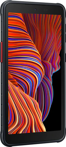 Samsung Galaxy XCover 5 zwart voorkant linkerzijkant Samsung Galaxy XCover 5 zwart voorkant linkerzijkant