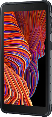 Samsung Galaxy XCover 5 zwart voorkant rechterzijkant