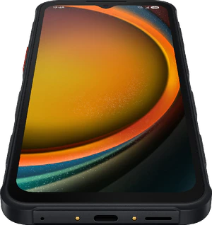 Samsung Galaxy XCover 7 Pro zwart voorkant onderkant