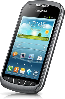 Samsung Galaxy xcover2 schuin
