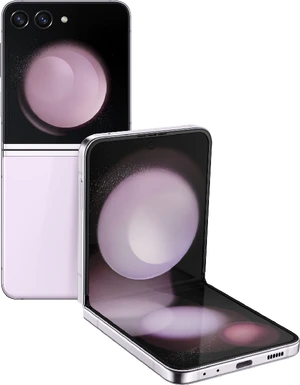 Samsung Galaxy Z Flip 5 viola panoramica