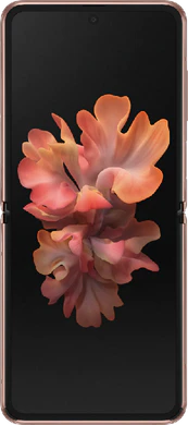 Samsung Galaxy Z Flip 5G brons binnenkant geopend