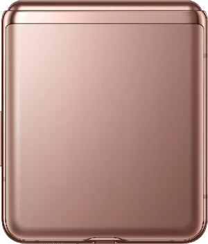 Samsung Galaxy Z Flip 5G brons achterkant gesloten