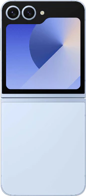 Samsung Galaxy Z Flip 6 blue out side