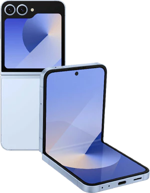 Samsung Galaxy Z Flip 6 blue overview