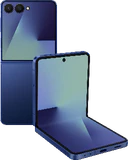 Samsung Galaxy Z Flip 7 blue overview