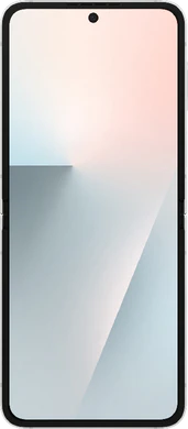 Samsung Galaxy Z Flip 7 FE wit binnenkant geopend