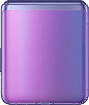 Samsung Galaxy Z Flip lila tillbaka
