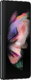 Samsung Galaxy Z Fold 3 black front left side closed