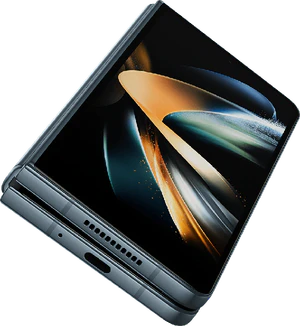 Samsung Galaxy Z Fold 4 grey green bottom tilted ed
