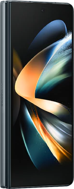 Samsung Galaxy Z Fold 4 grey green front left side