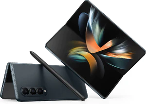 Samsung Galaxy Z Fold 4 grey green overview