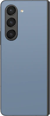 Samsung Galaxy Z Fold 5 exclusive blue back