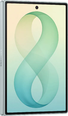 Samsung Galaxy Z Fold 8 green front left side closed