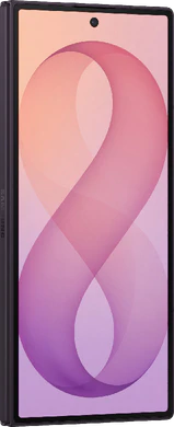 Samsung Galaxy Z Fold 8 Ultra paars violet shadow voorkant linkerzijkant gesloten