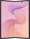 Samsung Galaxy Z Fold 8 Ultra paars violet shadow binnenkant half geopend
