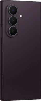 Samsung Galaxy Z Fold 8 Ultra paars violet shadow achterkant rechterzijkant gesloten