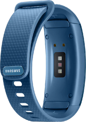 Samsung Gear Fit2 sininen takapuoli vasen puoli