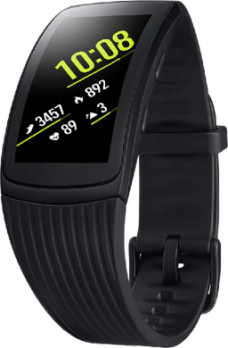 Samsung Gear fit2 pro nero copertina frontale lato destro aslant