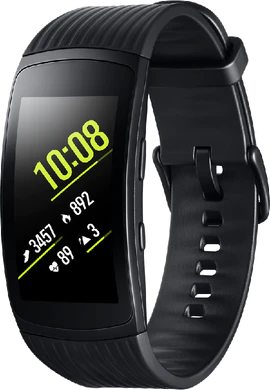 Samsung Gear fit2 pro nero copertina frontale lato destro