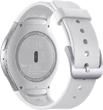 Samsung Gear s zilver wit achterkant schuin