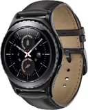 Samsung Gear S2 classic svart front höger sida