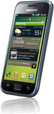 Samsung i9000 Galaxy s schuin