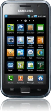 Samsung i9000 Galaxy s voorkant