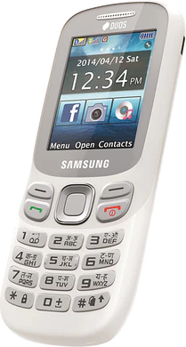 Samsung metro 312 wit schuin rechterzijkant