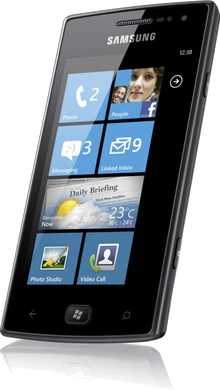 Samsung Omnia W snett