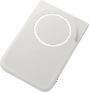 Samsung Qi2 Magnet Wireless Battery Pack grijs achterkant linkerzijkant schuin