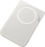 Samsung Qi2 Magnet Wireless Battery Pack grijs achterkant linkerzijkant schuin