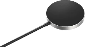 Samsung Qi2 Single Magnetic Wireless Charger zwart voorkant zijkant schuin 2