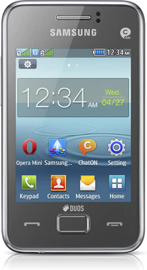 Samsung Rex 80 voorkant grijs