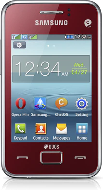 Samsung Rex 80 voorkant rood