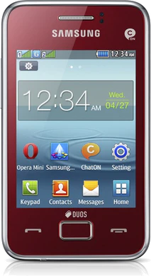 Samsung Rex 80 voorkant rood