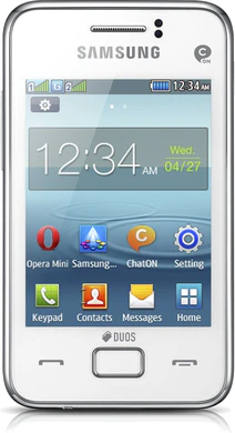 Samsung Rex 80 voorkant wit