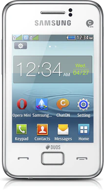 Samsung Rex 80 voorkant wit