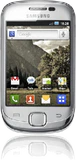 Samsung s5670 Galaxy fit voorkant wit
