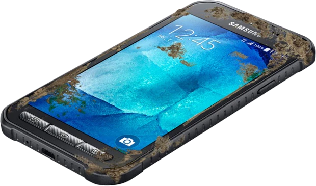 Samsung Galaxy XCover 3 zilver schuin