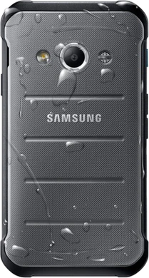 Samsung Galaxy XCover 3 zilver achterkant