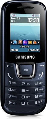 Samsung gt E1280bkaxen 003 lado izquierdo aslant 30 degree negro