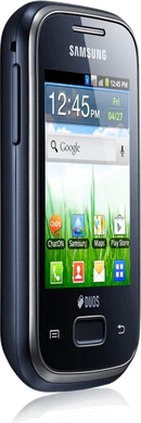 Samsung gt S5302zkaetl 007 vänster sida snett svart