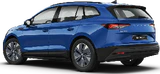 Skoda Enyaq iV azul volver lado derecho